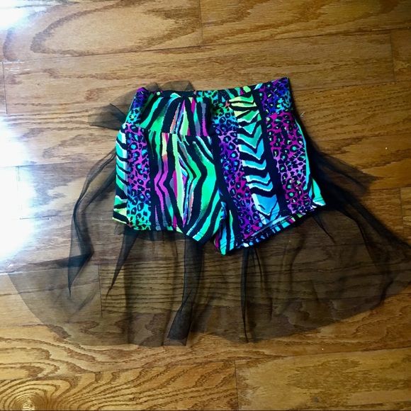 Motionware dance shorts tulle bustle size 12-14 - Picture 1 of 3